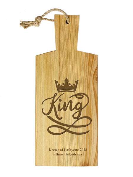 Cypress Wood Paddle Shape Cutting Board