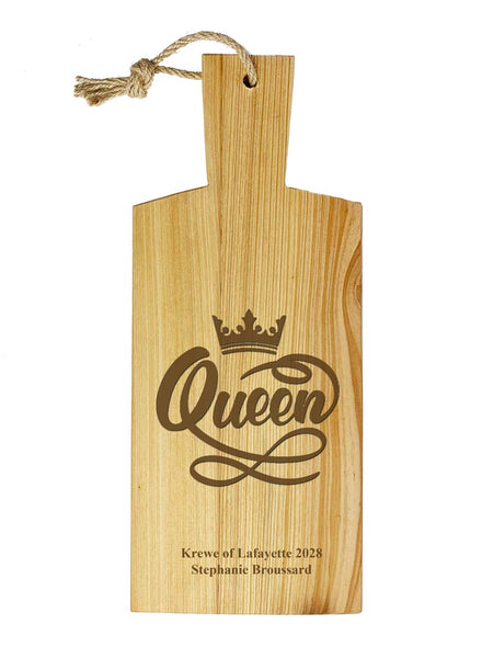 Cypress Wood Paddle Shape Cutting Board