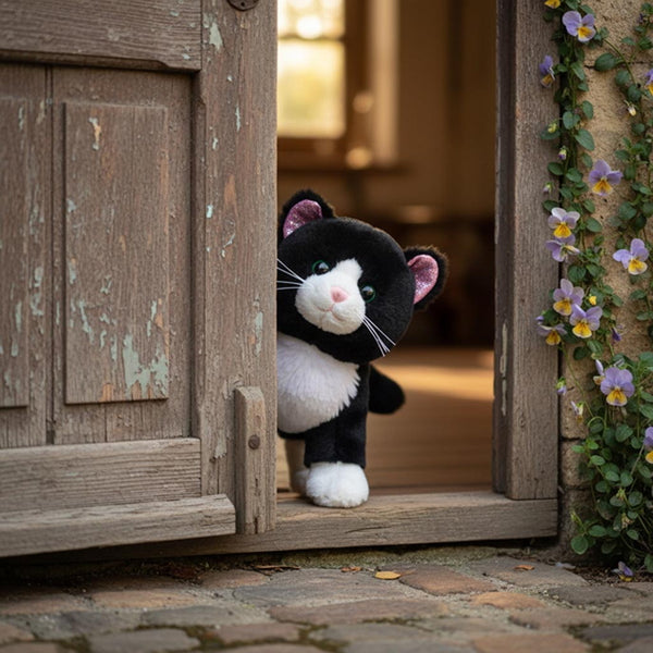 Webkinz Black & White Cat