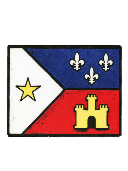 Acadian Flag Sticker