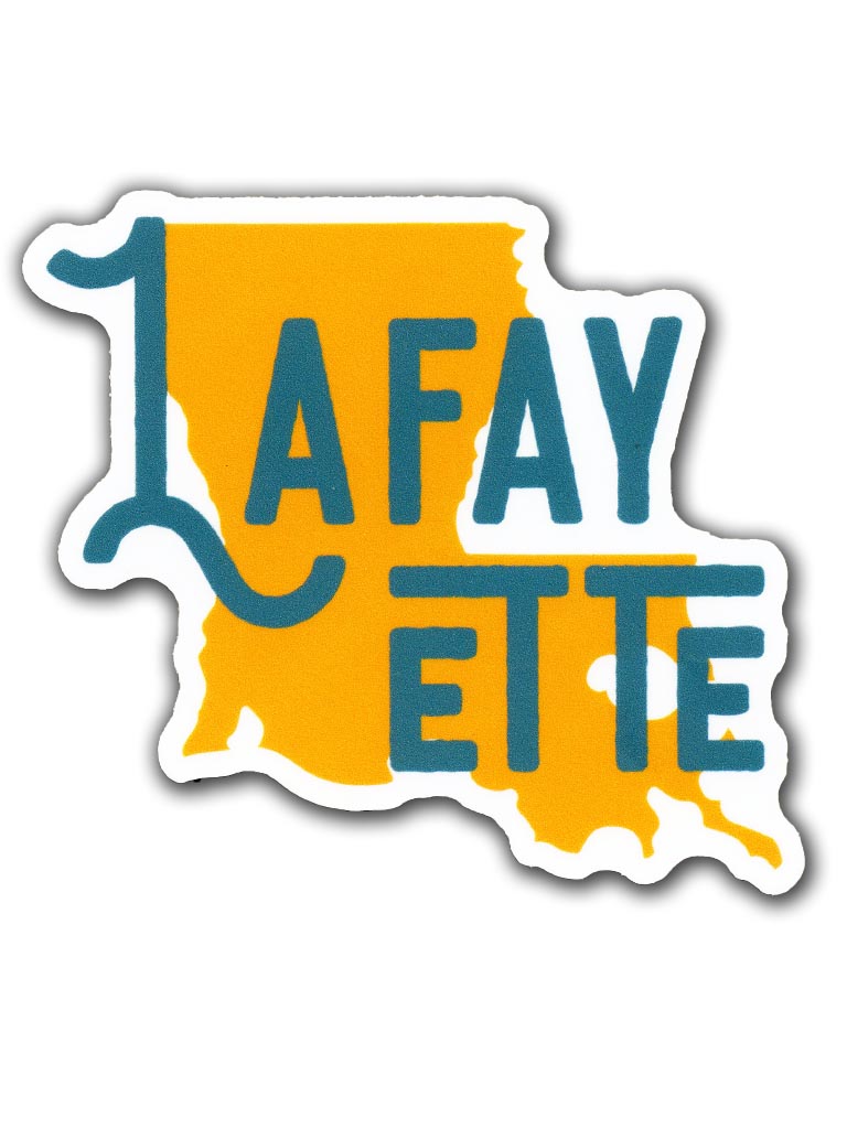 Louisiana Lafayette Sticker