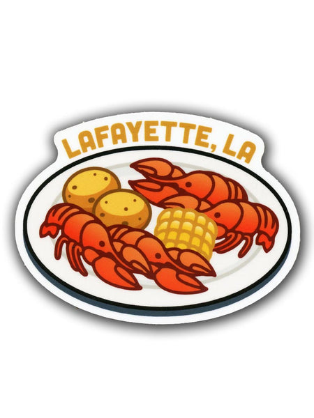 Crawfish Boil Lafayette, La Sticker