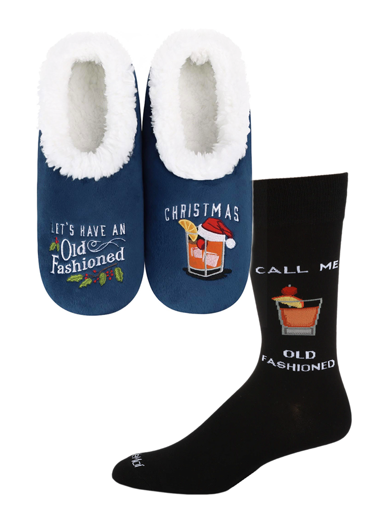 Old Fashioned Socks & Slipper Set