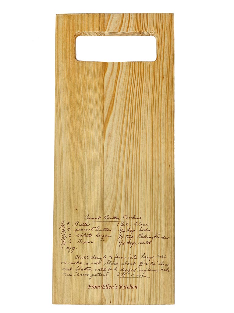 RECIPE Cypress Wood Cutting Board B