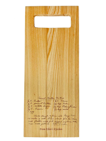 RECIPE Cypress Wood Cutting Board B