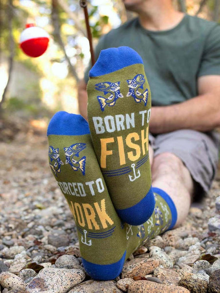 Born to Fish Men's Socks