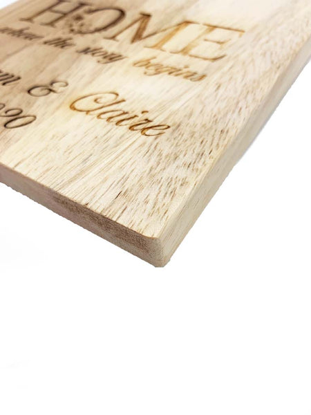 Acacia Wood Paddle Shape Cutting Board