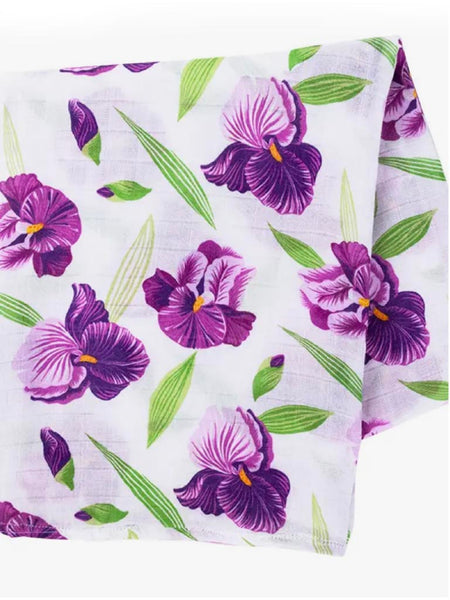 Purple Iris Swaddle