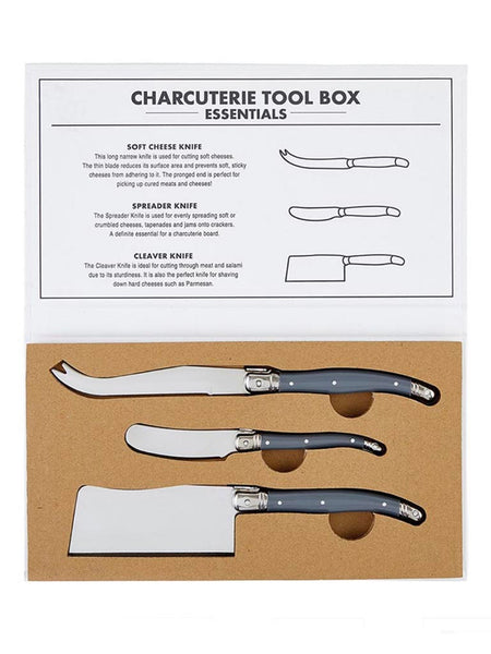 Charcuterie Essential Knives - Grey