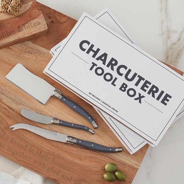 Charcuterie Essential Knives - Grey