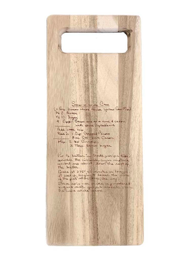 RECIPE Acacia Wood Cutting Board B