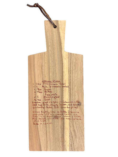 RECIPE Acacia Wood Paddle Shape Cutting Board