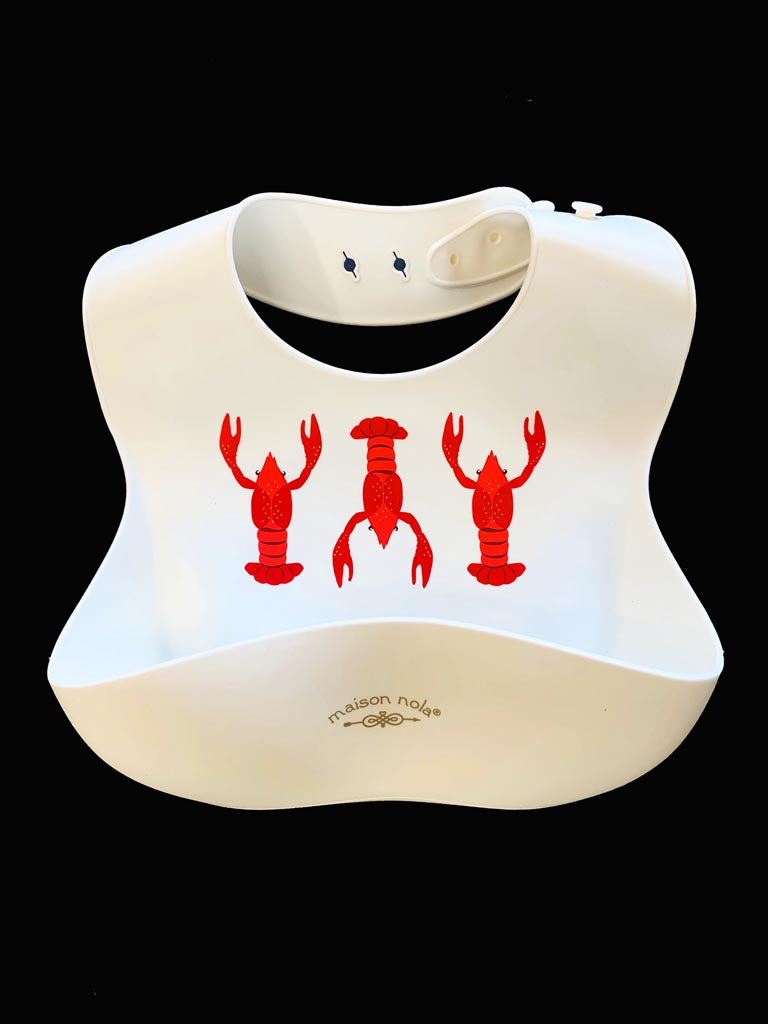 Crawfish Silcone Bib