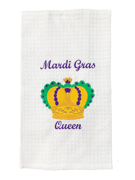 Mardi Gras Queen Hand Towel