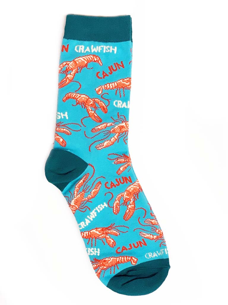 Cajun Crawfish Socks  - Women's