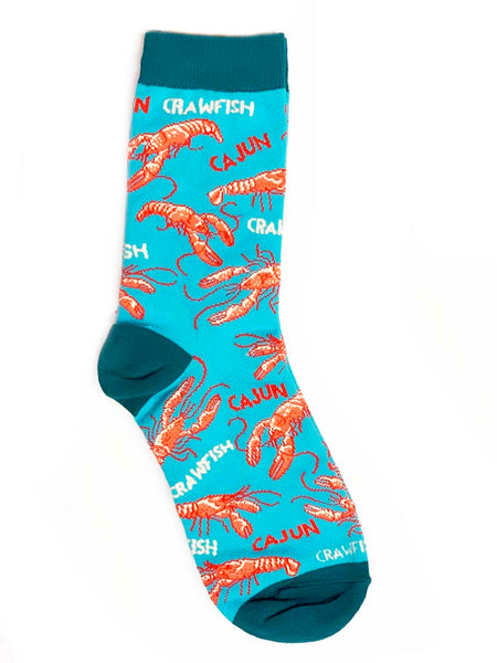 Cajun Crawfish Socks  - Women's
