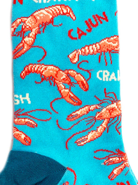 Cajun Crawfish Socks  - Women's