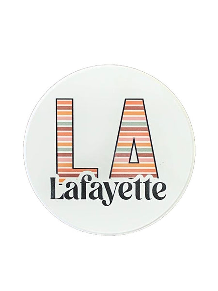 Car Coaster - Lafayette, LA Stripes