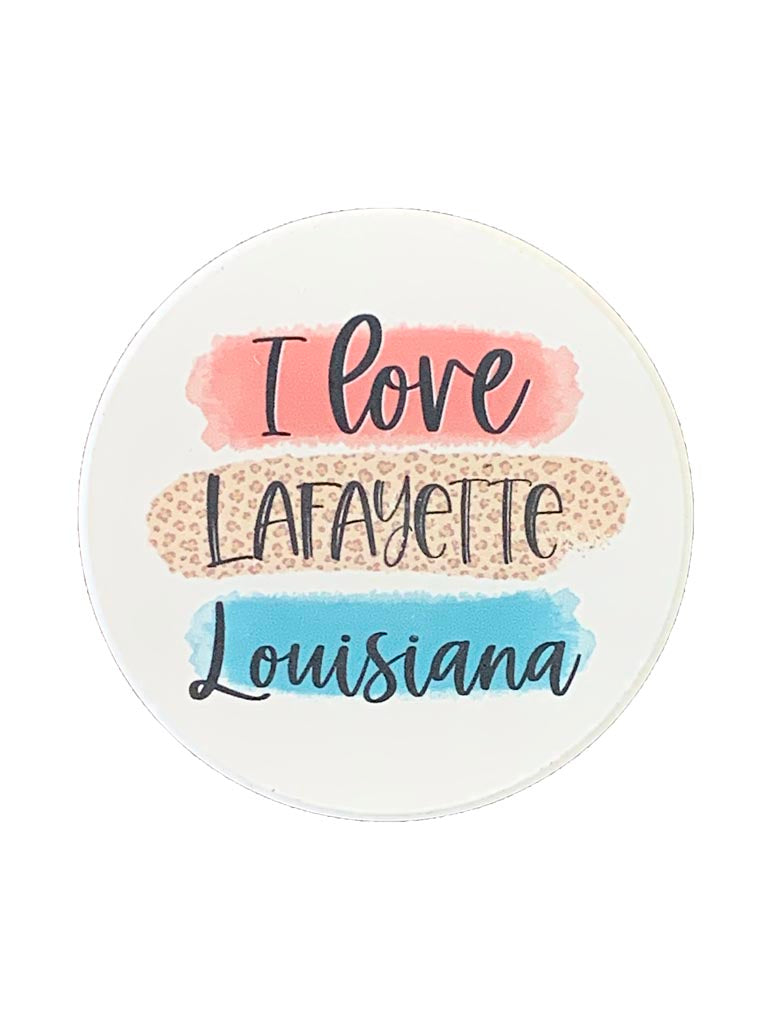 Car Coaster - I Love Lafayette
