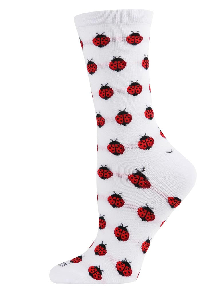 Ladybug Crew Socks
