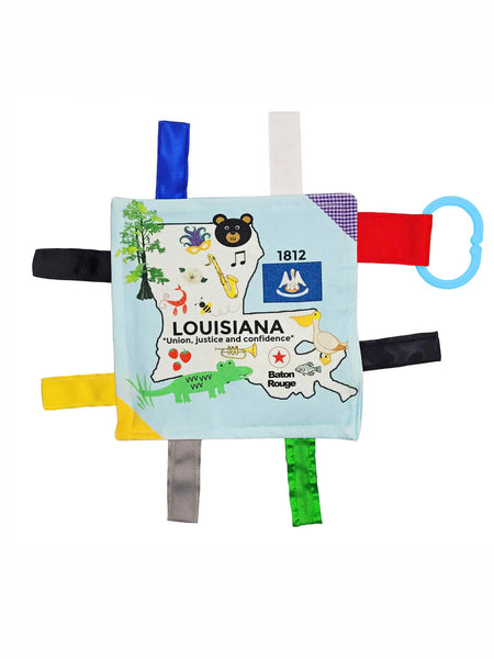 Louisiana Sensory Tag Toy
