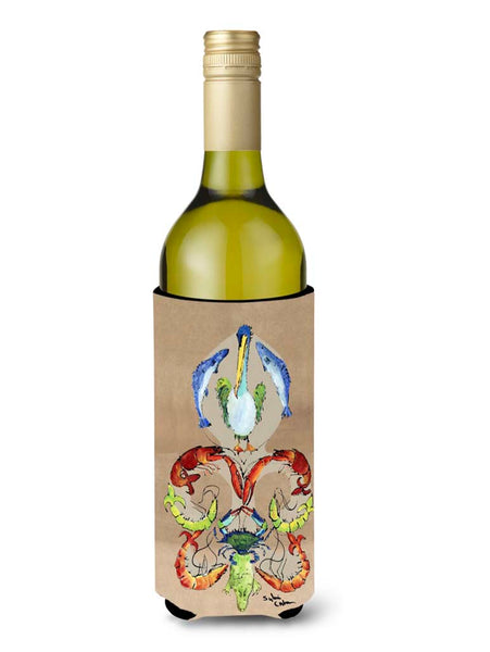 Wine Bottle Insulator - Louisiana Fleur de lis