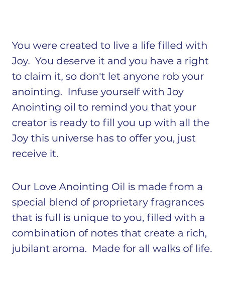 Anointing Perfume Oil - JOY