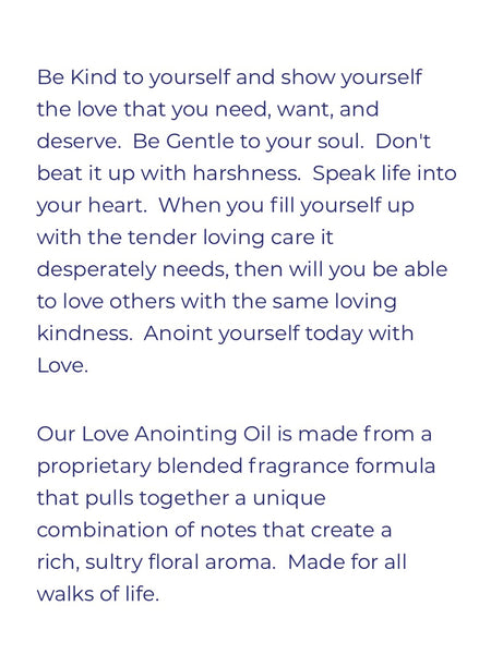 Anointing Perfume Oil - LOVE