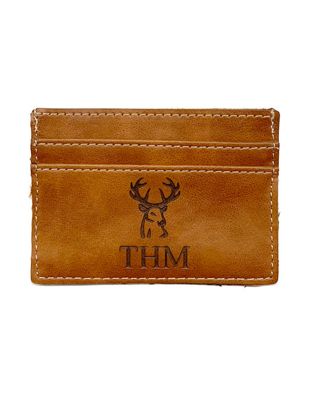 Faux Leather Credit Card Holder