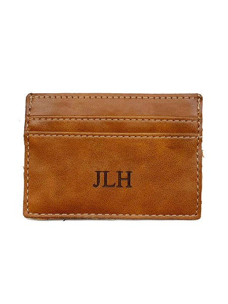 Faux Leather Credit Card Holder