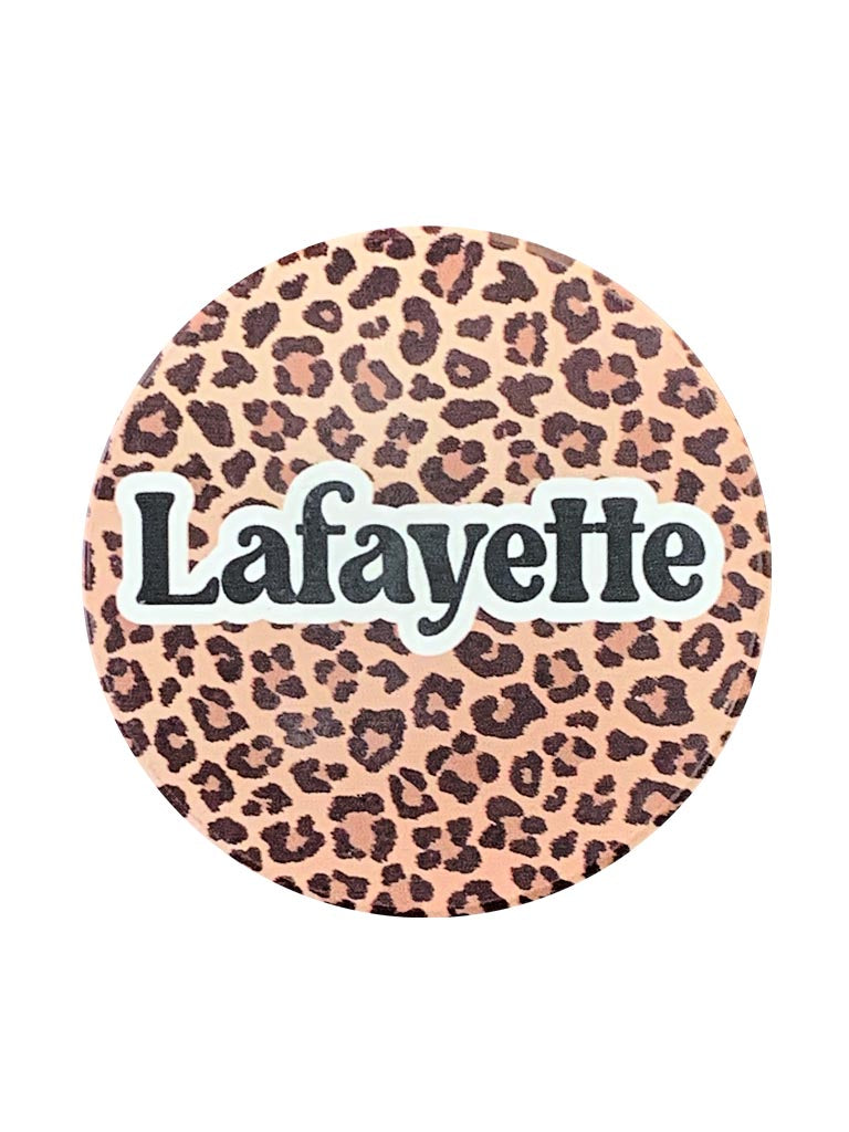 Car Coaster - Lafayette Leopard